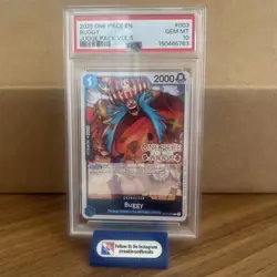 2025 ONE PIECE JUDGE PACK VOLUME 5 003 BUGGY PSA 10 GEM MINT - Image 1
