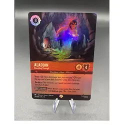 Disney Lorcana TCG Aladdin - Barreling Through 216/204 Ruby Foil - Image 1