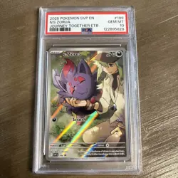 Pokemon N's Zorua Journey Together ETB Promo SVP EN 189 PSA 10 GEM MT - Image 5