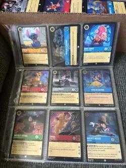 Disney Lorcana Random Loose Cards 500 Card Lots / Excellent Condition - Image 1