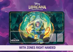 Disney Lorcana Playmat Buzz Lightyear | Neoprene 24x14 Stitched Edges | TCG Mat - Image 3