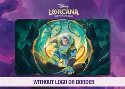 Disney Lorcana Playmat Buzz Lightyear | Neoprene 24x14 Stitched Edges | TCG Mat - Image 5