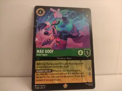 Disney Lorcana Max Goof Chart Topper Legendary Non-Foil Card - Image 1