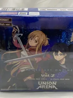 Union Arena TCG Sword Art Online Volume Vol 2 Booster Box English UEX06BT Sealed - Image 4