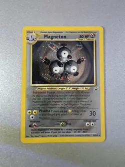 Magneton - 10/64 - Pokemon Neo Revelation Unlimited Holo Rare Card WOTC LP -j - Image 1