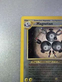 Magneton - 10/64 - Pokemon Neo Revelation Unlimited Holo Rare Card WOTC LP -j - Image 2