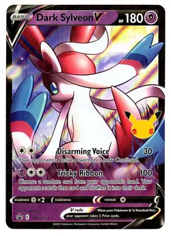 Dark Sylveon V - JUMBO CARD SWSH134 Promo Cards NM Holo - Image 1