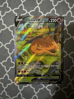 Pokemon Charizard V SWSH260 Sword & Shield Promo Holo Basic 220 HP English Card - Image 1