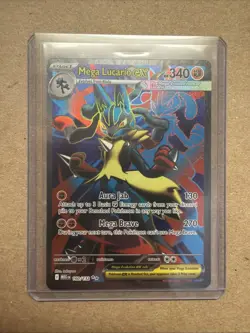 Mega Lucario ex 160/132 Me01: Mega Evolution Holo - Pokemon Card - Image 1