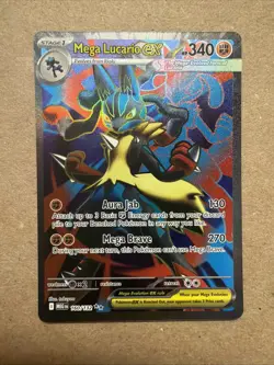 Mega Lucario ex 160/132 Me01: Mega Evolution Holo - Pokemon Card - Image 2