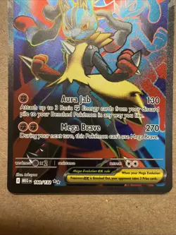Mega Lucario ex 160/132 Me01: Mega Evolution Holo - Pokemon Card - Image 4