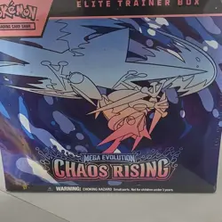 Pokemon TCG Mega Evolution: Chaos Rising Elite Trainer Box Sealed 65 Cards - Image 5