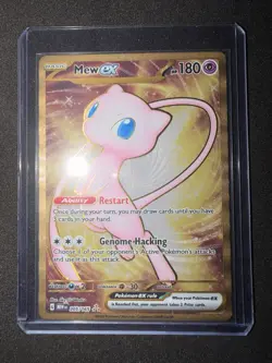 Pokemon TCG Mew EX Metal Gold NM 205/165 Scarlet & Violet 151 Promo Card - Image 1