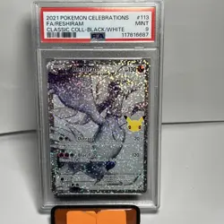 2021 Pokemon Celebrations Full Art RESHIRAM Classic Collection Holo #113 PSA 9 - Image 1