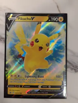 Pikachu V SWSH198 SWSH: Sword & Shield Promo Cards Holo - Image 1
