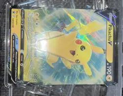 Pikachu V SWSH198 SWSH: Sword & Shield Promo Cards Holo BIG CARD - Image 2