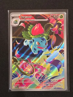 Ivysaur 134/132 Full Art Secret Rare Holo Mega Evolutions Pokemon Card - Image 1