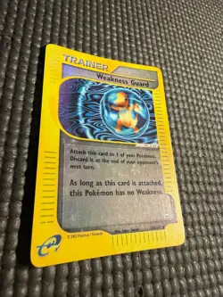 Pokemon Card Weakness Guard Aquapolis eReader 141/147 Reverse Holo MP - Image 2
