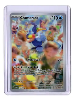 2024 Pokemon Cramorant 176/167 Twilight Masquerade Illusions Rare Full Art - Image 1