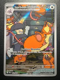 Team Rocket's Raticate - 202/182 SV10: Destined Rivals - Pokemon Near Mint - Image 1