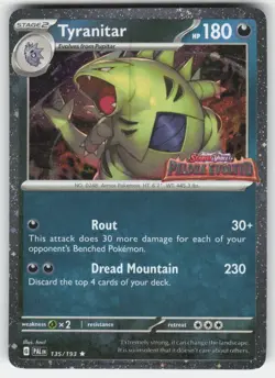 Tyranitar (Paldea Evolved Stamp) Holo Miscellaneous Cards & Products 135/193 NM - Image 1