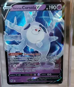 2020 Pokemon GALARIAN CURSOLA V Champions Path 021/073 CGC PRISTINE 10 Card - Image 2