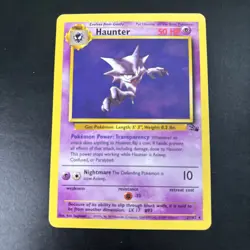 Pokemon TCG Haunter Fossil 21/62 Unlimited Regular Non-Holo Card - Image 1