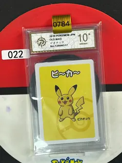 Grade10 2019 Pokemon Pikachu Playing Card Japanese Old Maid - Image 1