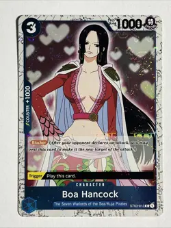 Boa Hancock (Pirate Flag Foil) ST03-013 ONE PIECE Card The Best - Image 1