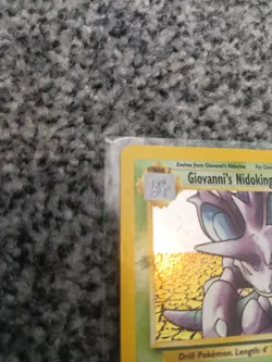 Pokemon TCG Giovanni's Nidoking Holo Rare Card 7/132 Gym Challenge - Image 3