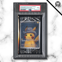 Pokemon Card English - Pikachu with Grey Felt Hat #085- Van Gogh - Sealed PSA 9 - Image 1