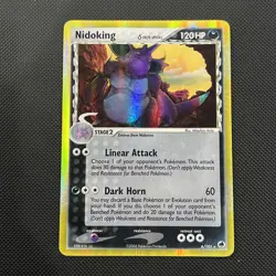 Pokemon Nidoking Holo Card 6/101 EX Dragon Frontiers LP-NM - Image 1