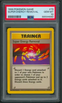 Pokemon Base Set Super Energy Removal 79/102 PSA 10 - Image 1