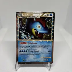 Feraligatr HGSS07 Holo Black Star Promo Pokemon Card 2010 LP LP - Image 1