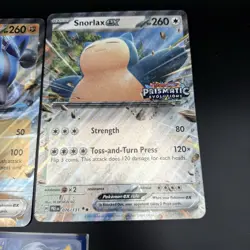 Pokemon OVERSIZE JUMBO CARD | Snorlax ex Prismatic Evolutions Stamped - Image 1