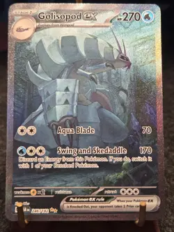 Pokemon TCG Golisopod EX Holo Card 246/182 Sv04: Paradox Rift - Image 1