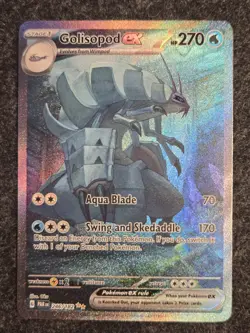 Pokemon TCG Golisopod EX Holo Card 246/182 Sv04: Paradox Rift - Image 2