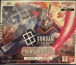 Gundam Card Game GD01 Newtype Rising Booster Box English Sealed CASE FRESH - Image 1