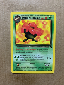 Dark Vileplume 30/82 Team Rocket - Rare Pokemon Card - LP - Image 1