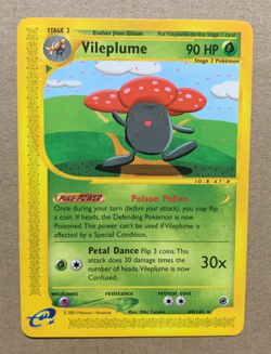 Vileplume 69/165 Expedition - Rare Pokemon Card - HP - Image 1