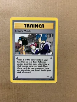 Erika's Maids 109/132 Gym Heroes - Uncommon Pokemon Card - LP - Image 1