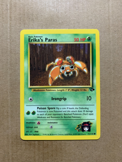 Erika's Paras 71/132 Gym Challenge - Common Pokemon Card - NM/Mint - Image 1