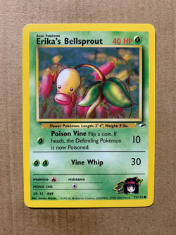 Erika's Bellsprout 75/132 Gym Heroes - Common Pokemon Card - NM/Mint - Image 1