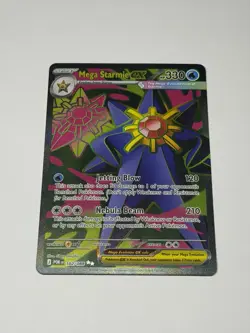 Mega Starmie EX 102/088 Full Art Ultra Rare Pokemon Card TCG: Perfect Order NM/M - Image 1
