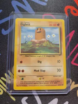 DIGLETT - 47/102 - Base Set - Pokemon Card - Image 1