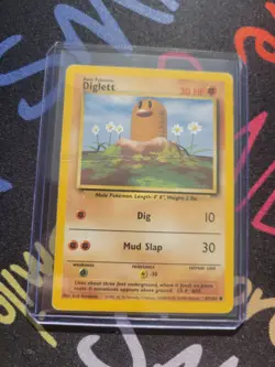 DIGLETT - 47/102 - Base Set - Pokemon Card - Image 2