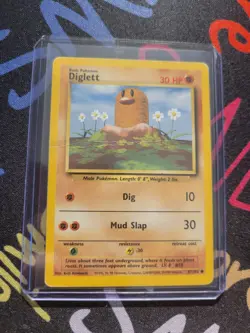 DIGLETT - 47/102 - Base Set - Pokemon Card - Image 3