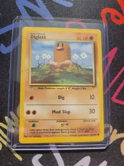DIGLETT - 47/102 - Base Set - Pokemon Card - Image 4