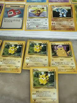 Vintage Pokemon Card Lot From 1999 Pikachu Plus Others - Image 5