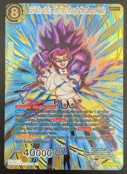 SS4 Son Goku, Blasting Through the Demon Realm BT30-151 (GDR) God Rare Card - Image 1